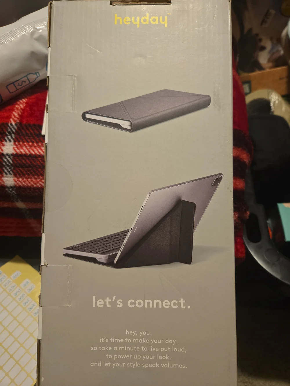 heyday Wireless Bluetooth Tablet Keyboard - Gray
